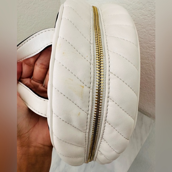 🛑SOLD🛑 Michael Kors Abbey Red/Pink Medium Quilted - Picture 2 of 9